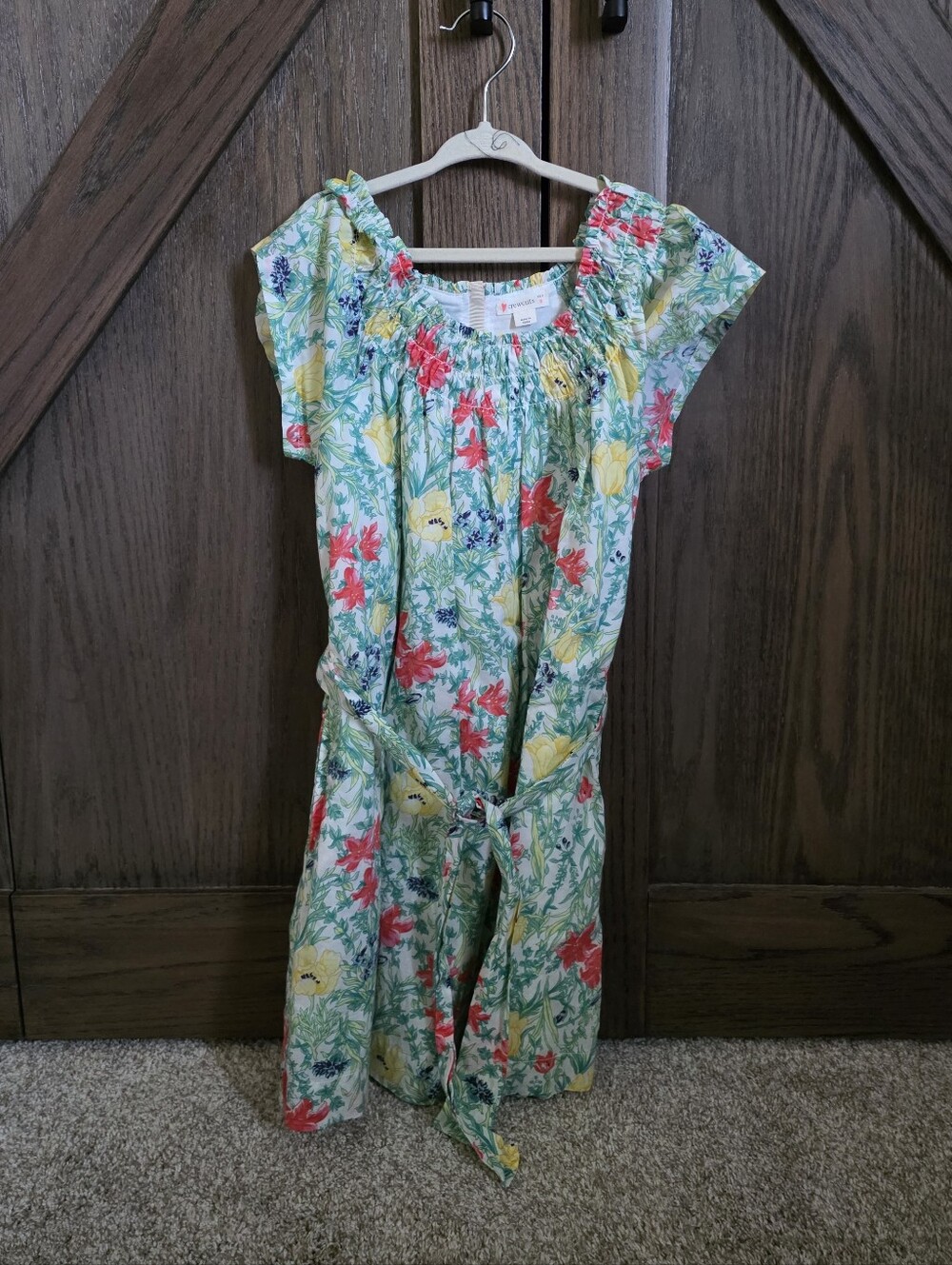 Crewcuts Floral Smocked Dress